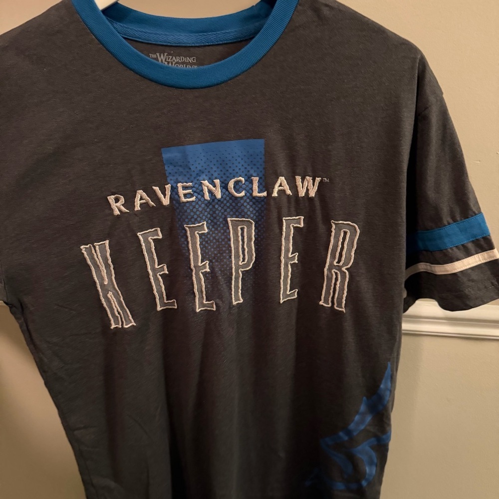 Harry Potter Ravenclaw Keeper 01 Shirt Blue Grey Size M Universal Studios
